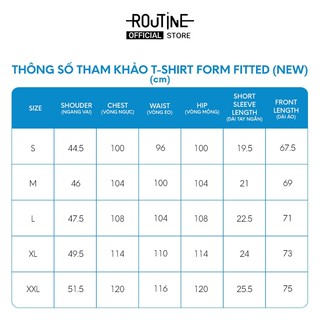 Áo Thun Thể Thao Tay Ngắn Nam Active Wear Form Fitted - Routine 10S25TSSA001