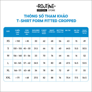 Áo Thun Nữ Tay Ngắn Trơn Form Fitted Cropped - Routine 10S25TSSW001