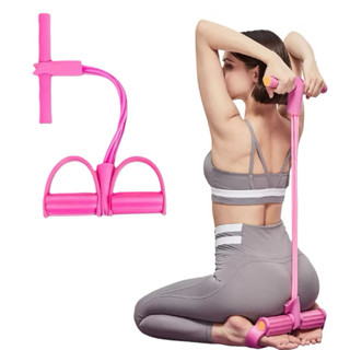 Dụng cụ tập gym tại nhà, dây đàn hồi kháng lực đa năng, dây gập bụng cho eo thon