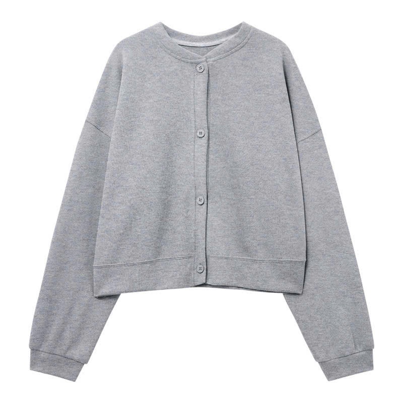 [Giá Xưởng] Áo Khoác Nỉ Dáng Bomber Nữ Vải Nỉ Không Xù Có Cúc Cài Mùa Thu Đông Bigsize - LL02