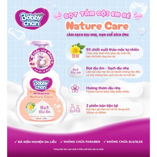 [MUA 1 TẶNG 1] Bọt tắm em bé dạng bọt Bobby Chan chính hãng, bọt tắm bé dịu nhẹ, sạch sâu