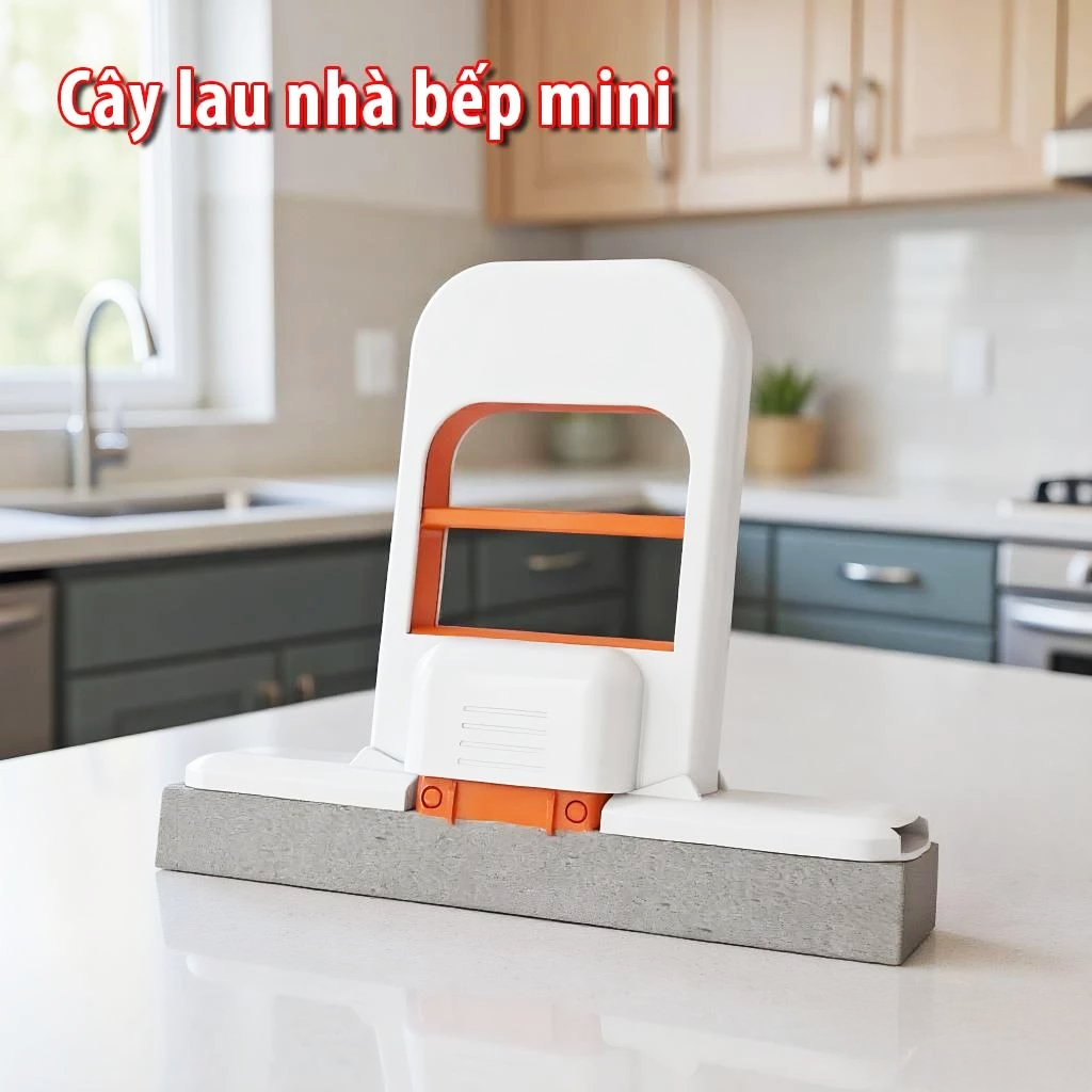 Cây lau bếp mini tiện dụng, bọt biển siêu thấm hút, tự vắt khô, lau sạch kính - Dbavio | BigBuy360 - bigbuy360.vn