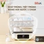 Nồi Lẩu Hấp 4 Tầng 24L SEKA SK6620 - 1500W Đa Năng 4 in 1 Hấp, Lẩu, Khử Trùng Tiệt Trùng