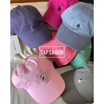 [CÓ LOGO SAU] Mũ phom mềm CAPSAIGON thêu POLO 3 màu mới hot trend basic chất kaki mềm 2 lớp chống UV