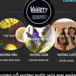 Sáp vuốt tóc nam VARIETY MATTE LASTING 100g Chính Hãng,Wax vuốt tóc tạo kiểu dễ dàng và giữ nếp 24h