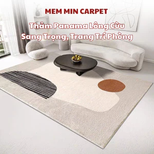 Thảm Lông Cừu Thảm Trải Sàn Decor, Thảm Chụp Ảnh, Thảm Phòng Êm, Mềm, Mượt, Không Rụng Lông - MemminCarpet - TH112