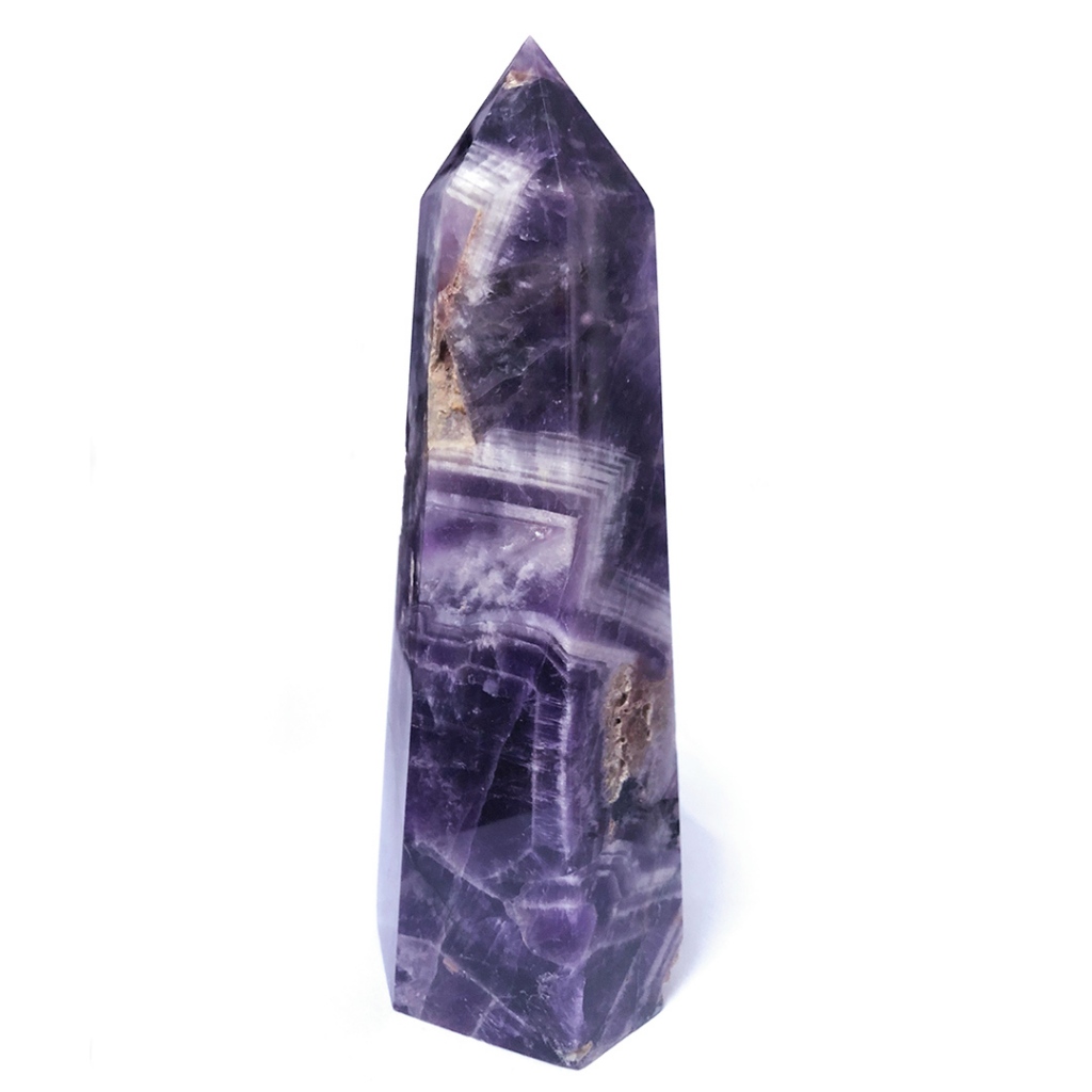 Đá Thanh Tẩy Trụ T.A Tím - Đá phong thủy, Đá năng lượng tăng trực giác trải bài Tarot (~5cm)