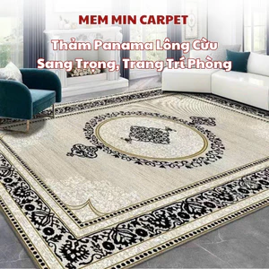 Thảm Panama Lông Cừu Đế Dệt, Thảm Trải Sàn Phòng Khách, Thảm Chụp Hình Decor, Thảm Phòng Ngủ - Memmincarpet (TH117-Hot)