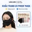 Khẩu trang UV Unicare Proof Mask chống nắng, chống tia UV UPF 50+ vải lụa băng mát lạnh
