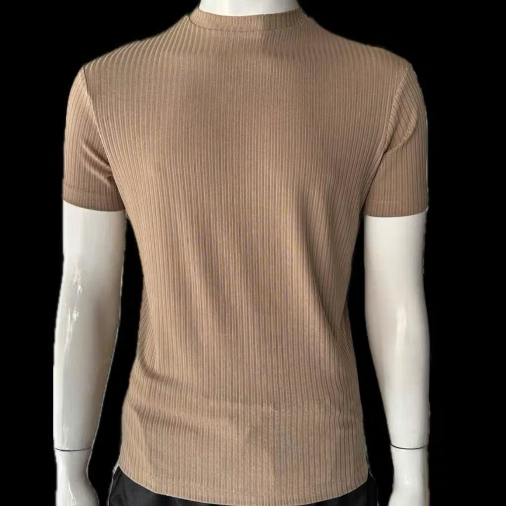 (Combo 2 Áo) Áo Thun Nam Body Gân Tăm Đũa Co Giãn 4 Chiều, Áo Phông Cộc Tay Cổ Tròn Ôm Mềm Mịn Fom Tôn Body