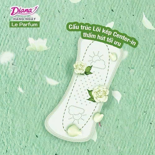 [Chính hãng] Băng Vệ Sinh Hàng Ngày Diana Le Parfum, Mùi Thơm Dễ Chịu, Gói Tiết Kiệm 40 Miếng