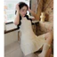 Đầm thiết kế nữ cộc tay phối viền ren đính nơ MIU.STUDIO, Váy ngắn xoè phối chân dập ly đính cúc bọc cao cấp