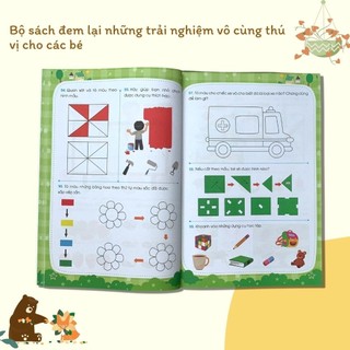 Sách-Bộ 3 Quyển Rèn Luyện Não Trái Não Phải Trò Chơi Tư Duy Cho Bé Từ 3 4 5 6 Tuổi- Đồ Chơi Trí Tuệ Rèn Luyện Thông MInh