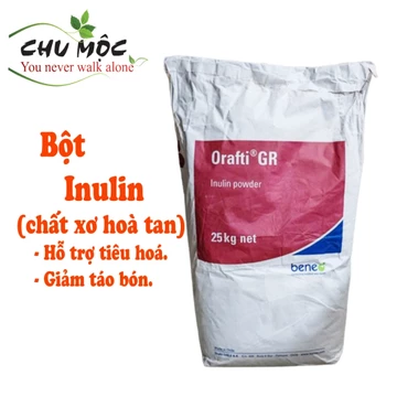 Bột Inulin (chất xơ hoà tan) Beneo Orafti hỗ trợ tiêu hóa, giảm táo bón ( chiết lẻ từ pack 25kg)