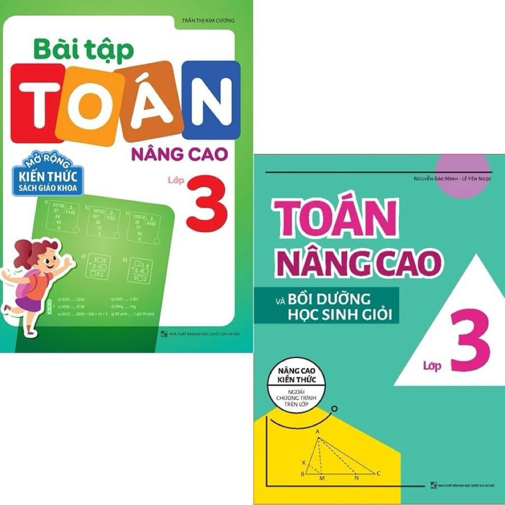 Sách: Combo 2 Cuốn Toán Nâng Cao + Bài Tập Toán Nâng Cao Lớp 3
