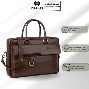 Túi xách Vip/09 phi giới tính công sở 16 inch size rộng trơn 2 màu mẫu đẹp M.E.N [BẢO HÀNH 1 NĂM]
