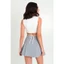 Chân váy ASOS xếp ly màu xám size S