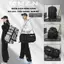 Túi trống sợi vải tổng hợp 54cm M.E.N Lingruii- Viền Tròn nhiều ngăn chống trầy nhẹ [ƯU ĐÃI LỚN]