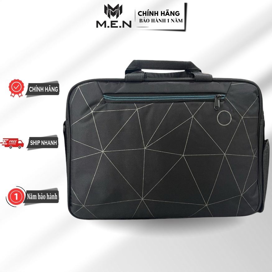 Cặp cầm ttay đeo chéo đen full 4 kiểu đựng M.E.N laptop 15*inch tiện lợii [SALE RẺ]