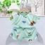 Bộ Thun Lạnh Cộc Tay, 3 lỗ bé gái từ 6 - 16 kg, vải thun lạnh mềm, mát, co giãn tốt- THANH LÝ