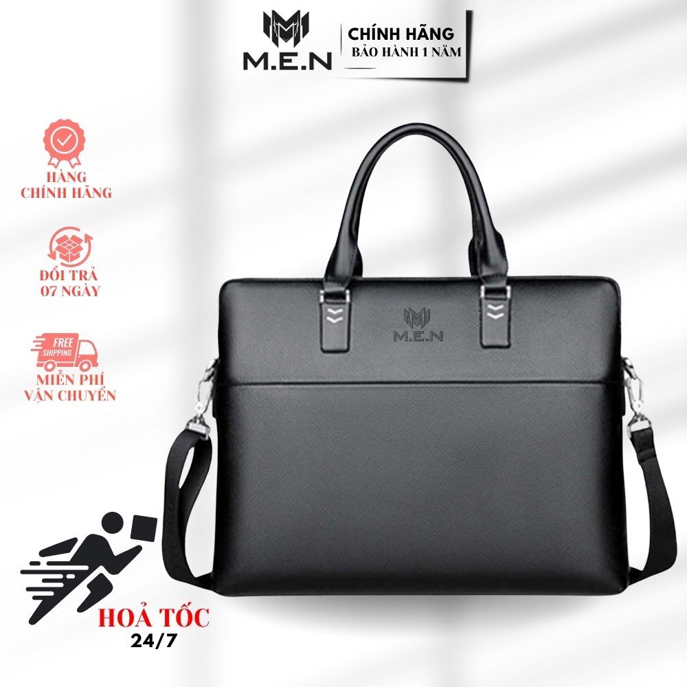Túi xách đeo chéo daa PU thương gia thanh lịch xuống phố công dụng đựng laptop 15 inch tiện nghi M.E.N [HÀNG MỚI VỀ]