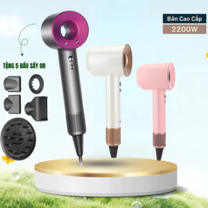 Máy sấy tóc 2 chiều nóng lạnh công suất lớn 2300W, 3 chế độ sấy, tặng kèm mỏ vịt, sấy mạnh nhanh khô tóc
