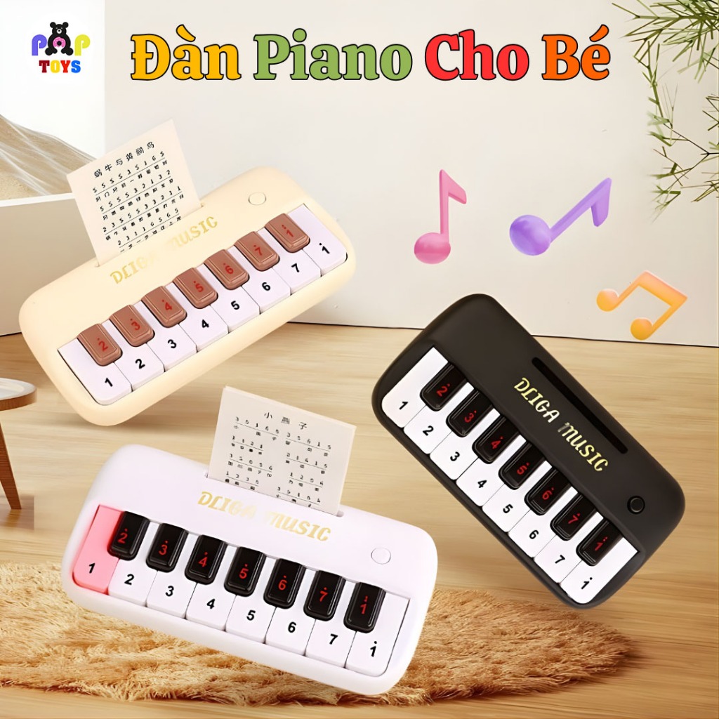 Đồ Chơi Đàn Piano Mini Cho Bé, Thiết Kế Dễ Thương, Bàn Phím Điện Mini ...