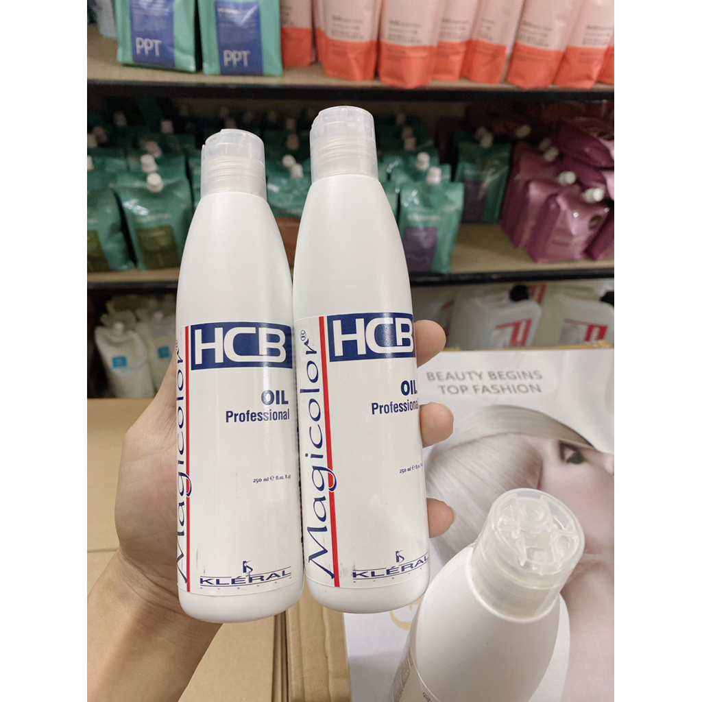 Tinh Dầu HCB Oil KLERAL Chính Hãng 250ml – Khử Mùi Thuốc, Giảm Sót Da Đầu, Kích Bóng Màu Nhuộm