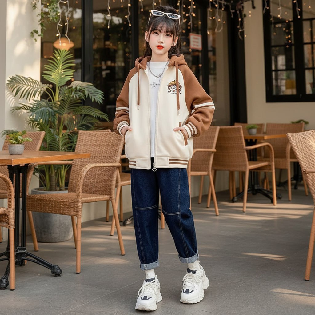 Áo khoác cho bé gái size đại BEESHOP D25002
