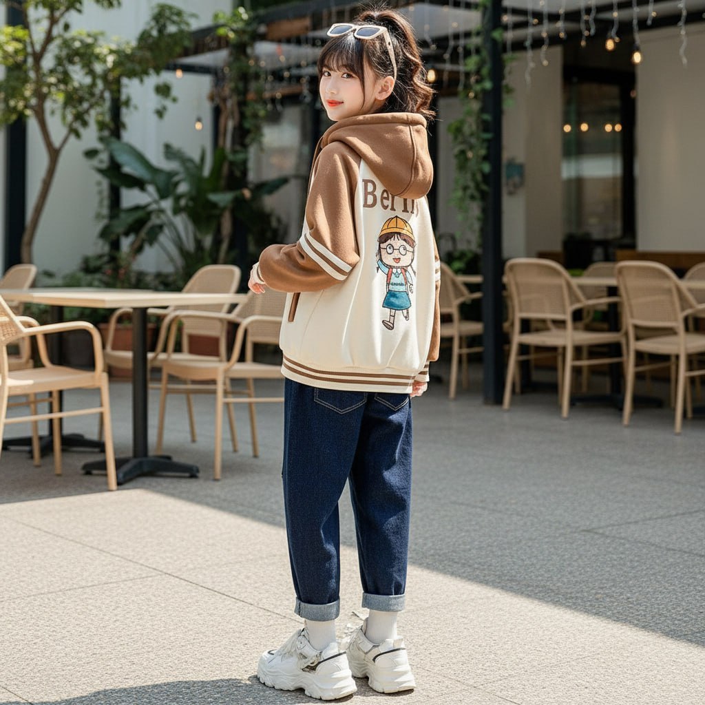 Áo khoác cho bé gái size đại BEESHOP D25002