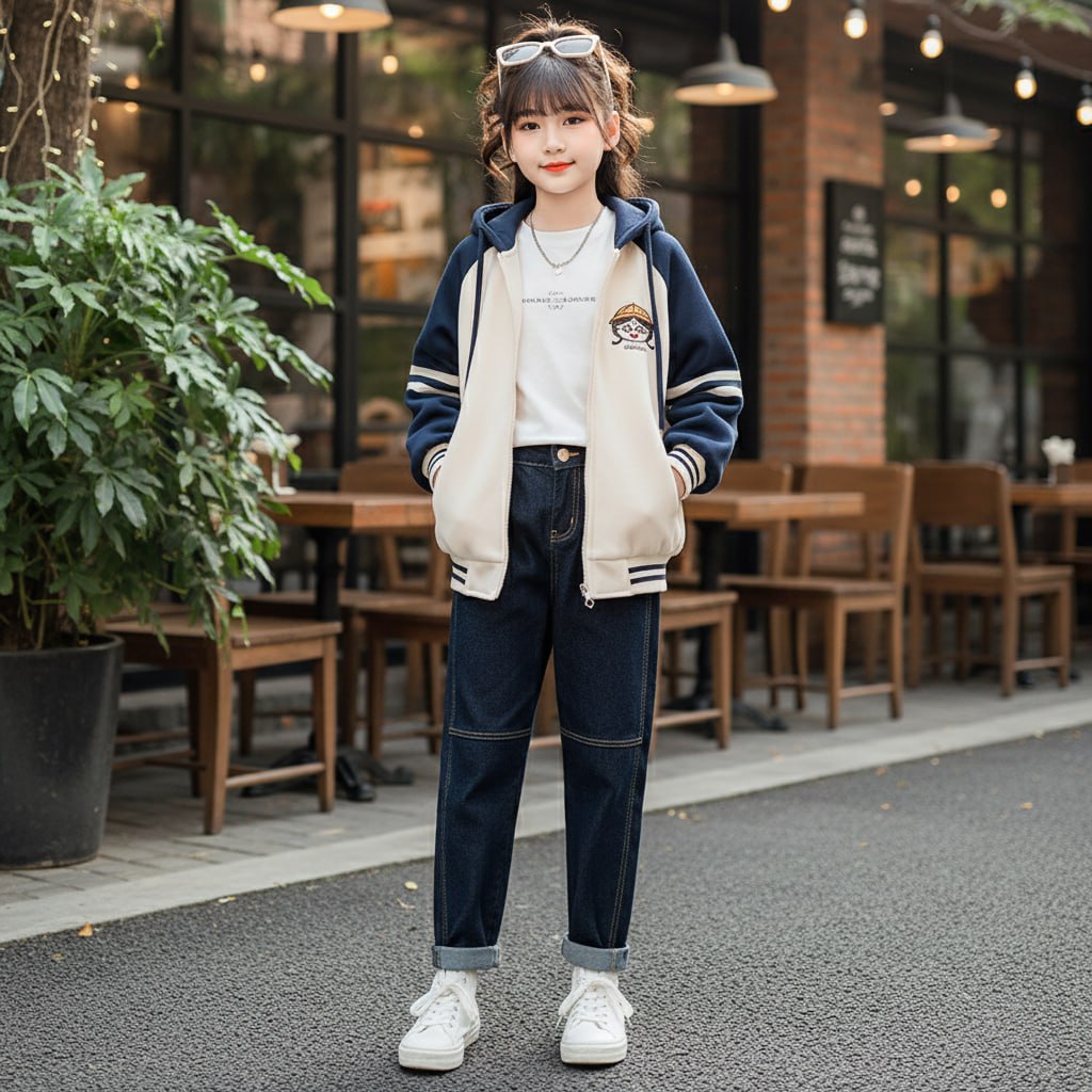 Áo khoác cho bé gái size đại BEESHOP D25002