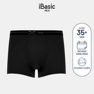 Quần lót nam Trunk thể thao Wolf Active x iBasic su lạnh không viền freecut thấm mồ hôi cho Gym Chạy bộ PANM152