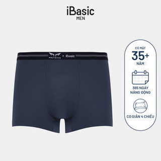 Quần lót nam Trunk thể thao Wolf Active x iBasic su lạnh không viền freecut thấm mồ hôi cho Gym Chạy bộ PANM152