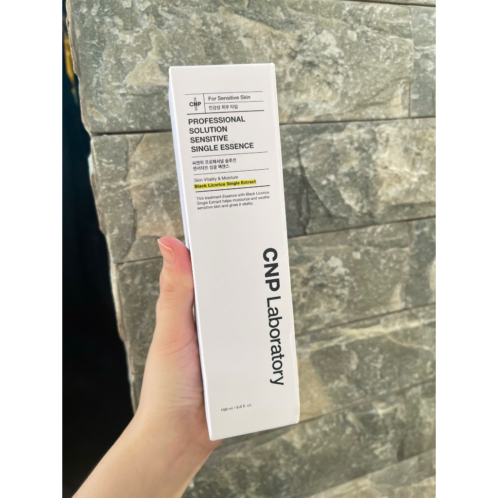 Nước thần keo ong CNP Laboratory Professional Solution Sensitive Single Essence Dành Cho Da Nhạy Cảm 50ml/ 150ml