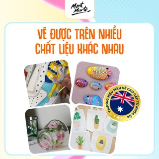 [Hỏa tốc HCM] Bộ màu Acrylic Mont Marte hũ 20ml (12/24 màu)