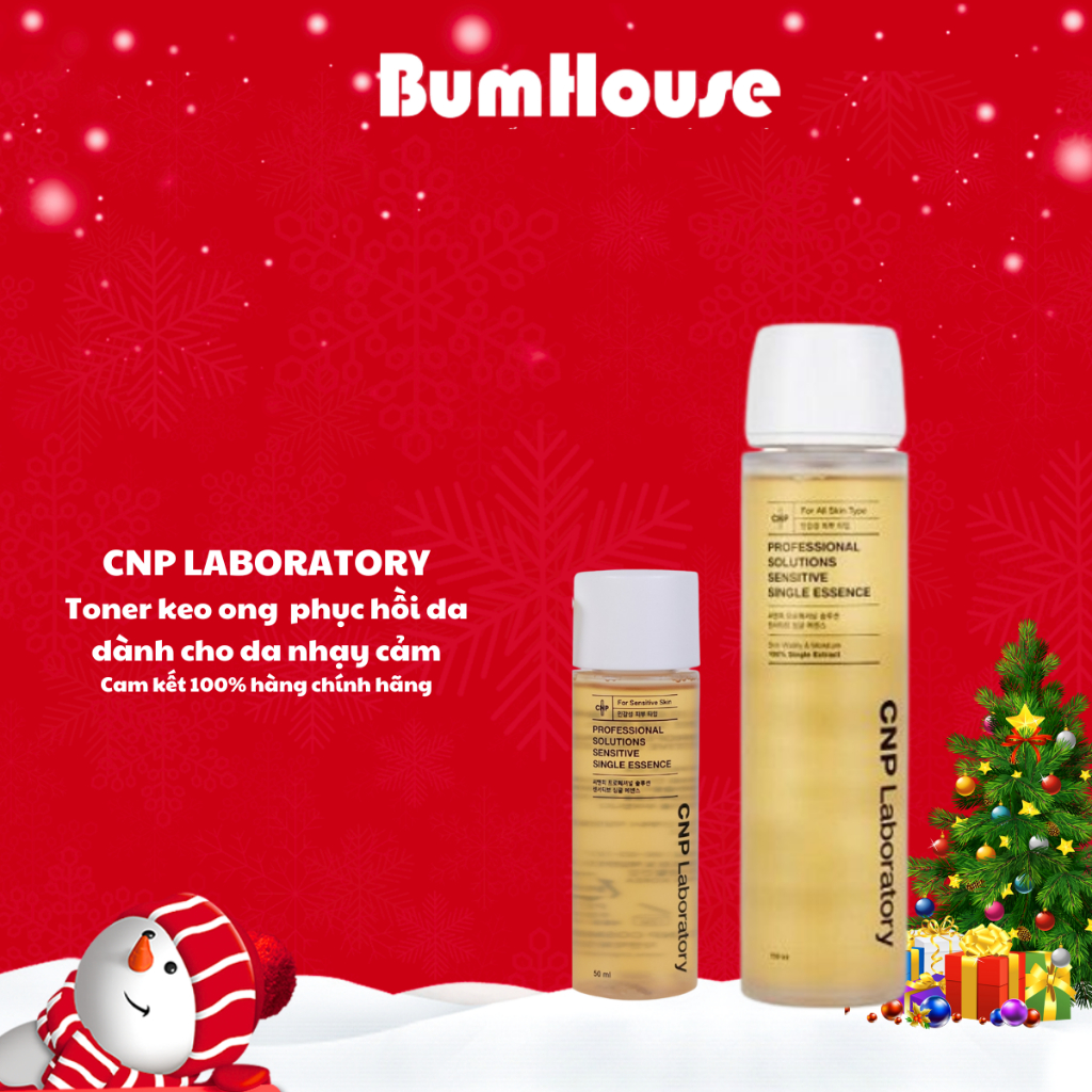 Nước thần keo ong CNP Laboratory Professional Solution Sensitive Single Essence Dành Cho Da Nhạy Cảm 50ml/ 150ml