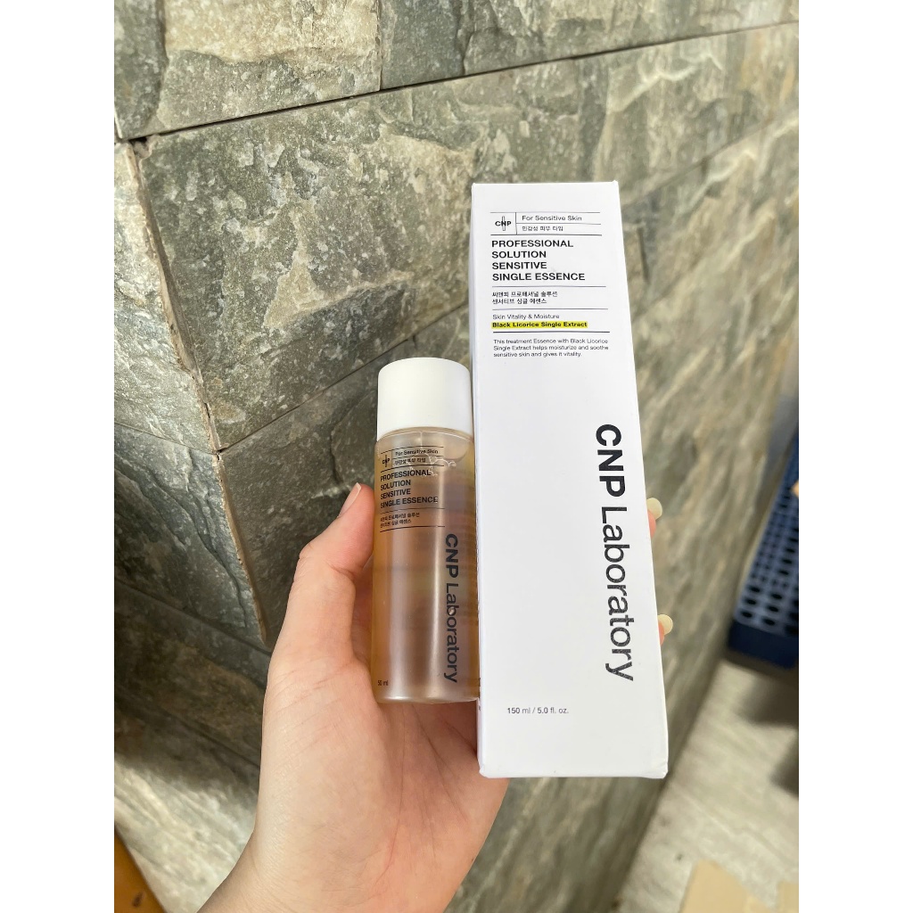 Nước thần keo ong CNP Laboratory Professional Solution Sensitive Single Essence Dành Cho Da Nhạy Cảm 50ml/ 150ml