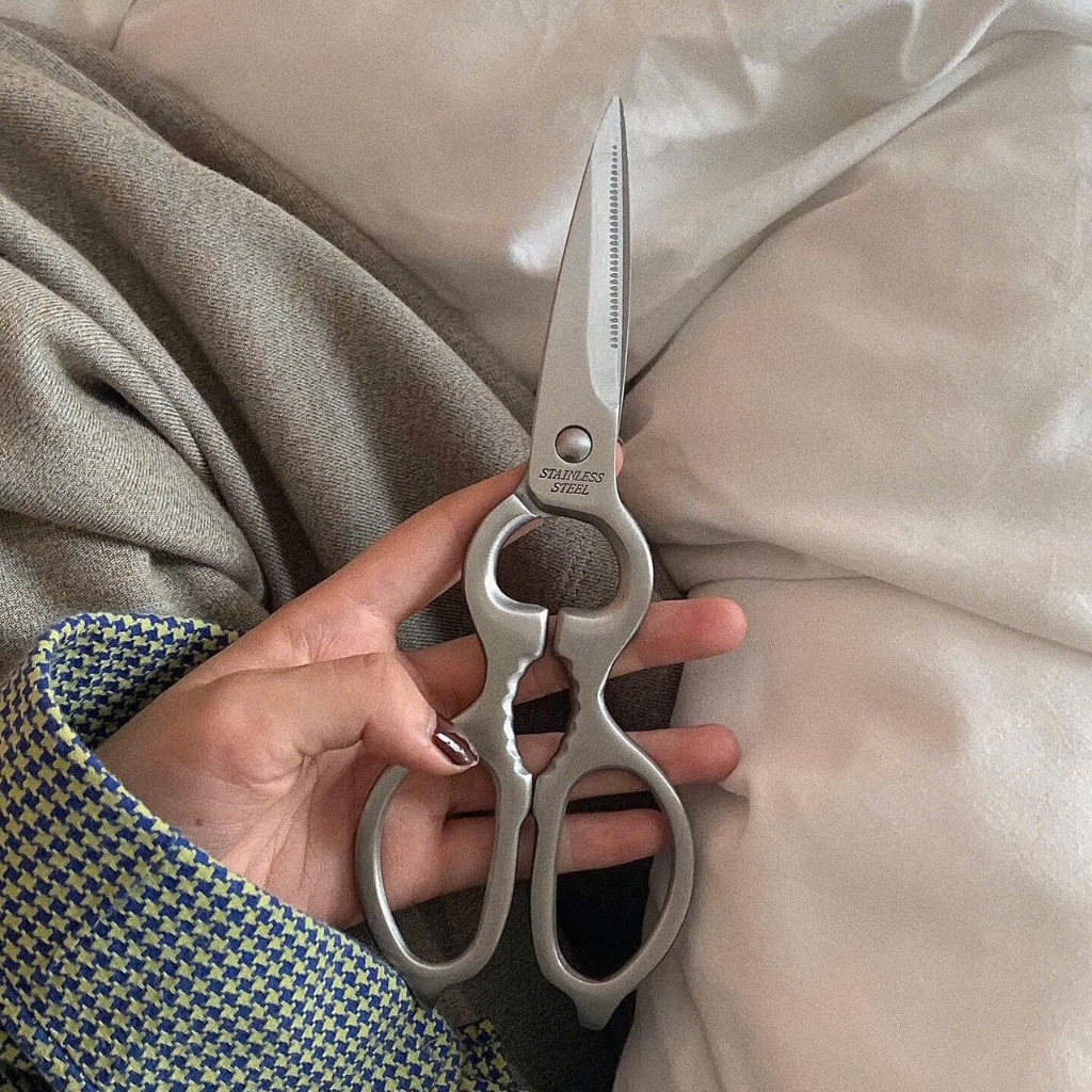 Kéo Đa Năng KINSGEM by Chockmen Inox Dày Dặn Kéo Cắt Thực Phẩm Cắt Xương Gà Đánh Vảy Cá Kéo Đa Năng