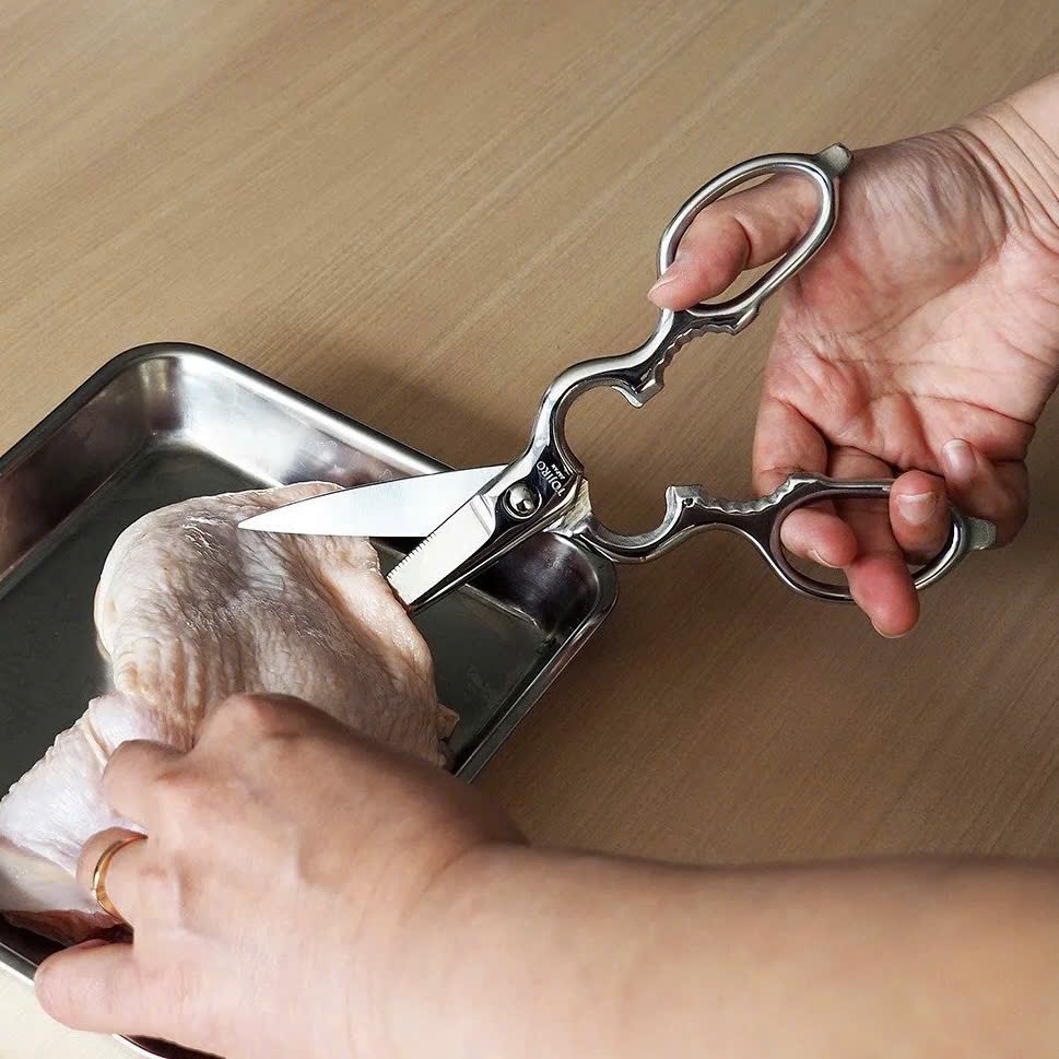Kéo Đa Năng KINSGEM by Chockmen Inox Dày Dặn Kéo Cắt Thực Phẩm Cắt Xương Gà Đánh Vảy Cá Kéo Đa Năng
