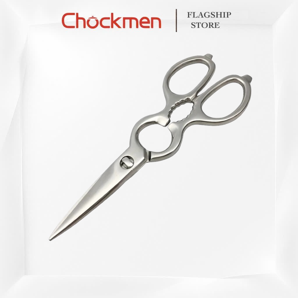 Kéo Đa Năng KINSGEM by Chockmen Inox Dày Dặn Kéo Cắt Thực Phẩm Cắt Xương Gà Đánh Vảy Cá Kéo Đa Năng