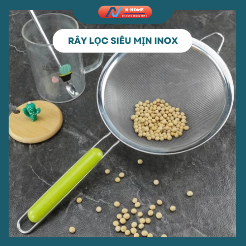 Rây Lọc Siêu Mịn Inox Có Cán Cách Nhiệt & Quai Đỡ | Shopee Việt Nam