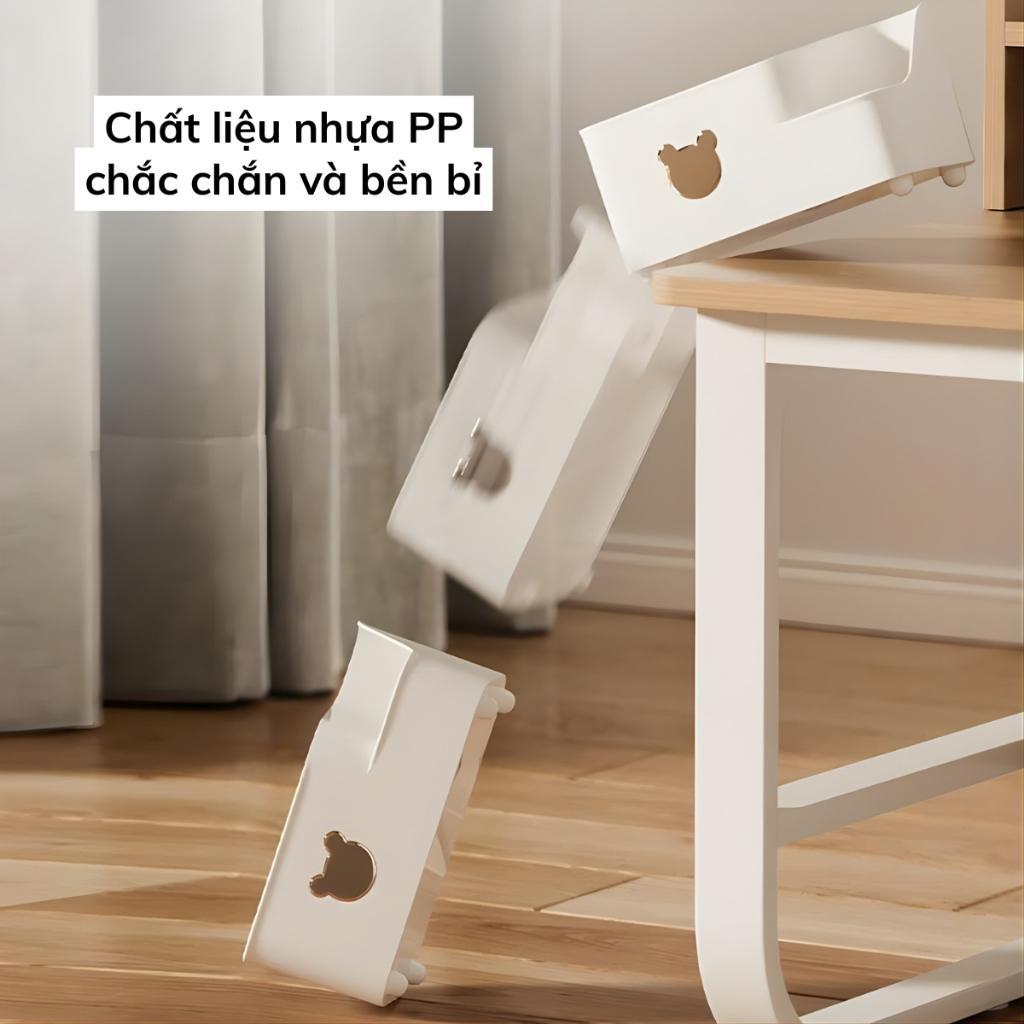 Hộp Đựng Giấy Ăn Kèm Ngăn Đồ Tiện Ích, Hộp Khăn Giấy Bằng Nhựa Phong Cách Hiện Đại, Dễ Dùng Cho Mọi Không Gian