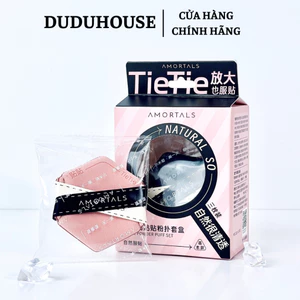 Bông Mút Tán Nền AMORTALS Tie Tie Black Pink Ưa Nước Nở To
