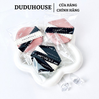 Bông Mút Tán Nền AMORTALS Tie Tie Black Pink Ưa Nước Nở To