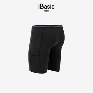 Quần lót Boxer dài thể thao có túi Wolf Active x iBasic Airy thoáng khí gym chạy bộ tập luyện PANM154