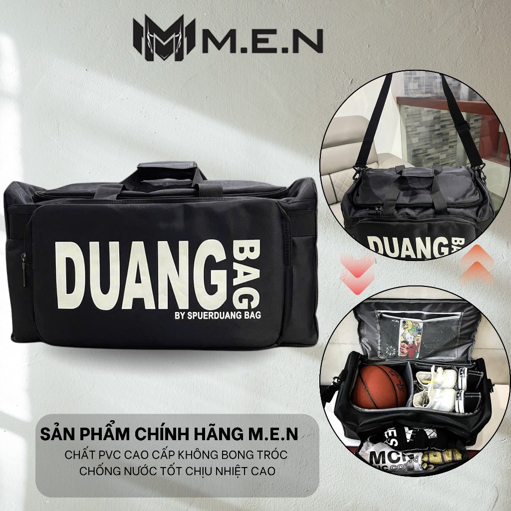 Túi du lịch Duqa+Drumb trống cầm tay cho chuyến đi xa vải không thấm nước M.E.N đa năng [GIAO NHANH 2H]