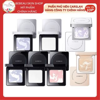Phấn Phủ Nén CARSLAN Lâu Trôi Kiềm Dầu 24H Che Phủ Tốt Nhỏ Gọn Tiện Lợi Vỏ Nam Châm 8g - Bebeau