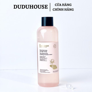 (Hàng Công TY) Nước Tẩy Trang Sen Hậu Giang Cocoon Sạch Bụi Siêu Mịn, Dịu êm Cho Da 500ml Duduhouse