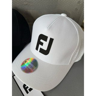 Mũ golf fj 2 màu đen trắng vải golf co dãn thấm hút mồ hộ