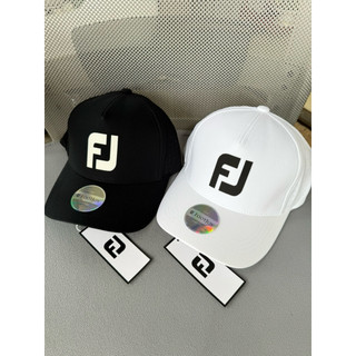 Mũ golf fj 2 màu đen trắng vải golf co dãn thấm hút mồ hộ